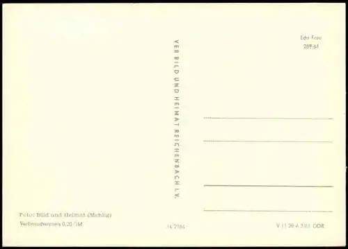 Ansichtskarte .Vogtland DDR Mehrbildkarte Vogtland-Brücken 1961