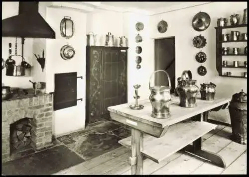 Plauen (Vogtland) Vogtländisches Kreismuseum Bürgerliche Küche  DDR-Zeit 1978