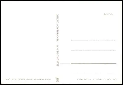 Schönfels-Lichtentanne DDR Mehrbildkarte BURGMUSEUM SCHÖNFELS KR. ZWICKAU 1979
