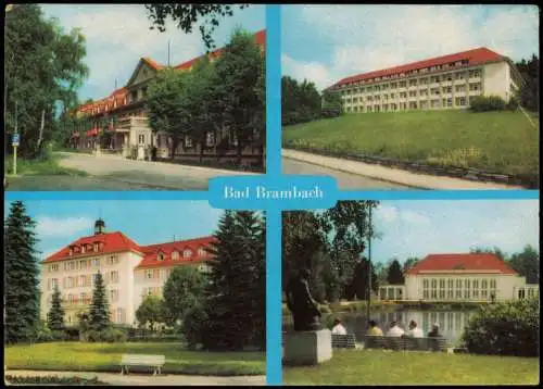 Ansichtskarte Bad Brambach Hotel Radium-Kurhof 1964