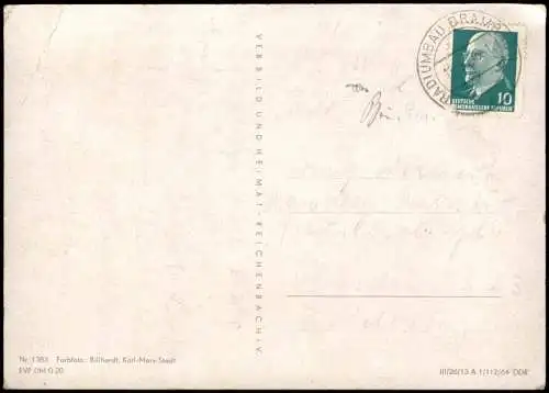 Ansichtskarte Bad Brambach Hotel Radium-Kurhof 1964