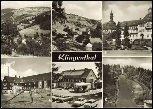 Klingenthal Ortsteil Brunndöbra mit Aschberg Ortsteil Steindöbra 1982