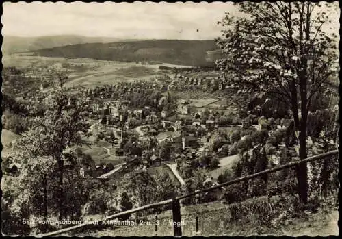 Ansichtskarte Klingenthal Blick vom Aschberg Vogtland 1959