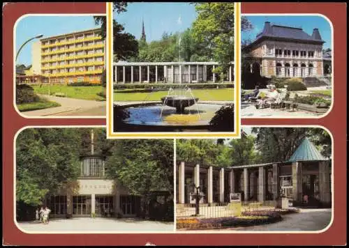 Bad Elster Sanatorienkomplex "Clara Zetkin", Wandelhalle, Kurhaus  1982