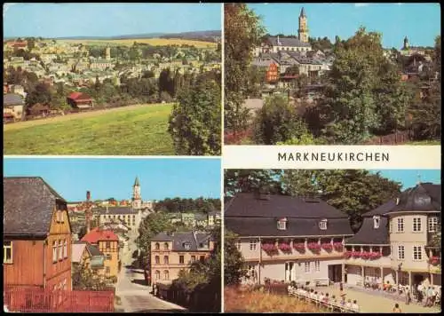 Markneukirchen Überblick, Kirche, Musikinstrumenten (erbaut 1784) 1980