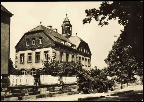 Ansichtskarte Theuma Polytechnische Oberschule zur DDR-Zeit 1972