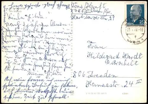 Ansichtskarte Burg (Spreewald) Umland-Ansicht mit Kahnfahrt 1972/1971