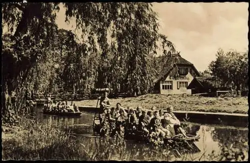 Lehde Spreewald Lübbenau   Umland Partie am Cafe Venedig zur DDR-Zeit 1961