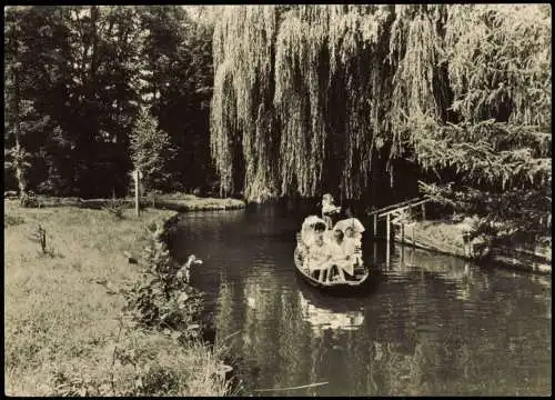 Burg (Spreewald) Umland-Ansicht Spreewald Kahnfahrt zur DDR-Zeit 1975/1974