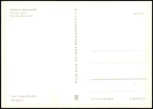 Lehde (Spreewald)-Lübbenau (Spreewald)Fröhliche Kahnfahrt 1975