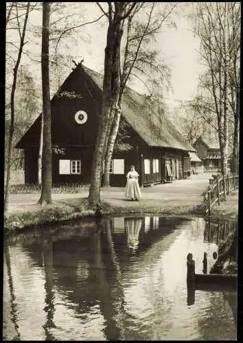 Lehde Spreewald Lübbenau  Umland  DDR-Zeit Ortsteil Lehde Freilandmuseum 1976