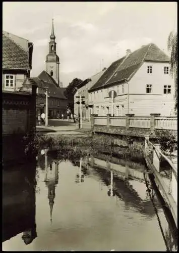 Ansichtskarte Lübbenau (Spreewald) Lubnjow Hafeneck 1975