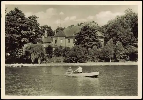 Bad Saarow Theresienhof am Scharmützelsee Blick von der Seeseite 1959