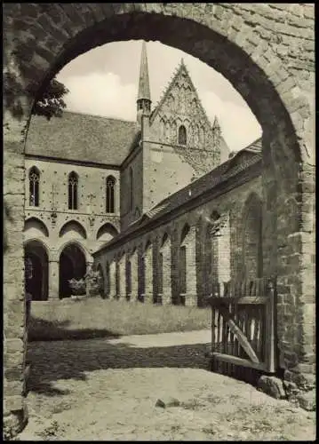 Ansichtskarte Chorin Kloster Chorin - Durchblick 1971