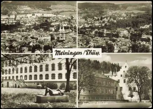 Ansichtskarte Meiningen Stadtteilansichten 4 Bild 1976