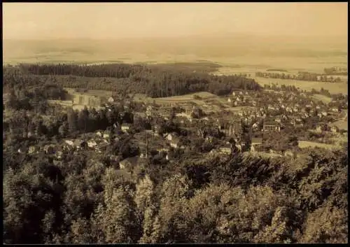 Ansichtskarte Bad Liebenstein Blick von der Ruine 1964