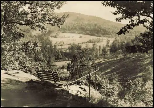 Ansichtskarte Trusetal Blick von der Teufelskanzel 1964