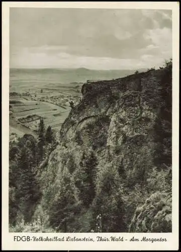 Ansichtskarte Bad Liebenstein Thüringer Wald - Am Morgentor 1961