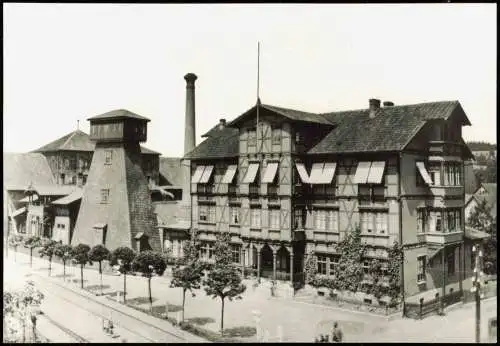 Bad Salzungen Fotoabzug: Kurhaus Turm Sole 1900/1992 REPRO