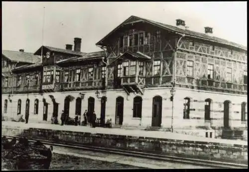 Bad Salzungen Fotoabzug: Bahnhof 1900 REPRO