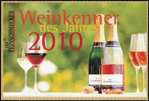 Ansichtskarte  Reklame & Werbung - Weinkenner des Jahres 2010