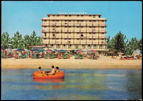 Cartolina Lido di Savio GRAND HOTEL MEDITERRANEO 1978