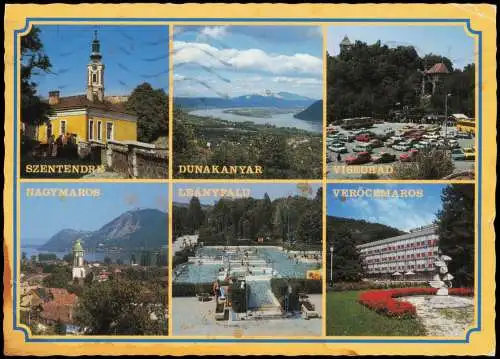 Postcard Freistadt DUNAKANYAR LEÁNYFALU SZENTENDRE Mehrbild 1992