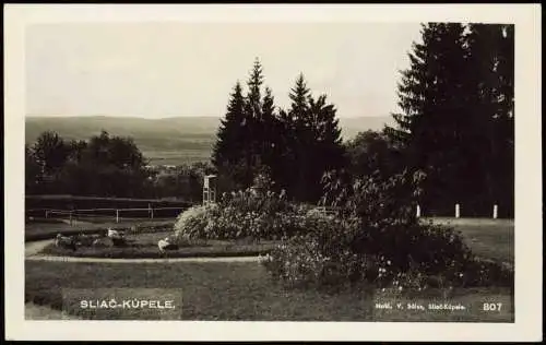 Postcard Sliač Partie an der Stadt 1928