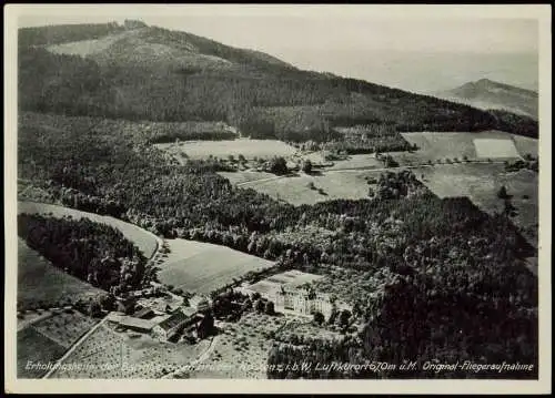 Ansichtskarte Perasdorf Luftbild Kostenz 1936