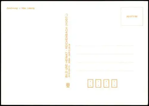 Sachsen DAS ERZGEBIRGE Greifenstein Fichtelberg Zeichnung J. Mau Leipzig 1989