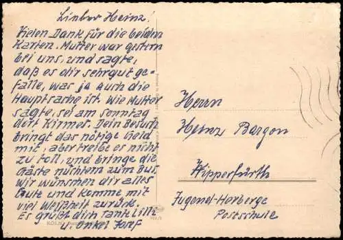 Ansichtskarte Köln Panorama-Ansicht mit Rhein Partie und Dom 1970