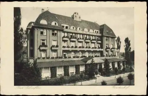 Ansichtskarte Bad Salzuflen Gebäude-Ansicht Fürstenhof 1925