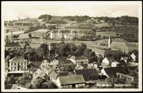 Ansichtskarte Feldbach Steiermark Stadtpartie 1940