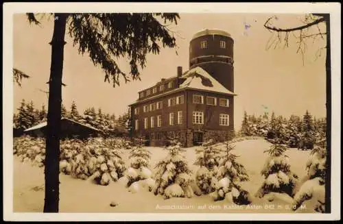 Altastenberg-Winterberg Aussichtsturm auf dem Kahlen Asten im Winter 1936