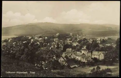 Ansichtskarte Hilchenbach Partie an der Stadt Fotokarte 1930