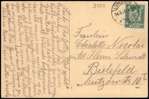 Ansichtskarte Lüneburg Trinkhalle und Wandelhalle 1926