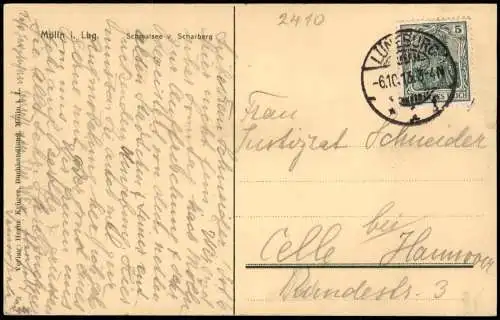 Ansichtskarte Mölln (Schleswig-Holstein) Schmalsee vom Scharberg 1913