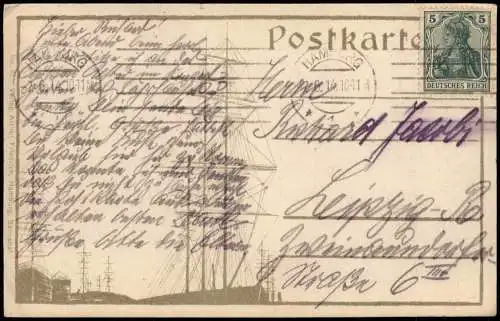 Uhlenhorst-Hamburg Uhlenhorster Fährhaus Fütterung der Schwäne 1914