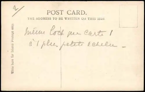 Postcard Schottland Loch Oich and Teich Dampfer Highland 1913