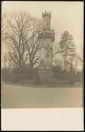 Foto Freiberg (Sachsen) Schwedendenkmal 1917 Privatfoto