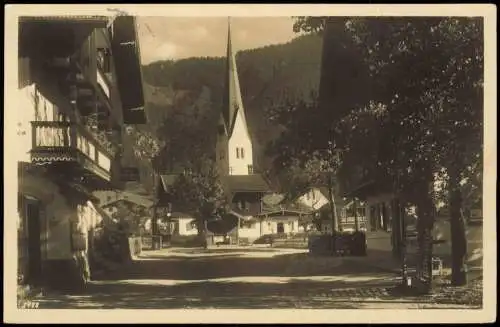 Ansichtskarte Bayrischzell Dorf Partie Straßen Ansicht 1936