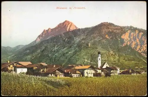 Cartolina .Trentino-Südtirol Trentino-Südtirol Mezzano in Primiero 1910