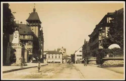 Ansichtskarte Kufstein Oberer Stadtplatz Fotokarte 1931