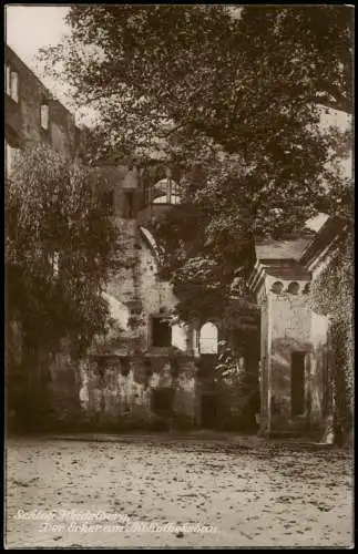 Ansichtskarte Heidelberg Schloß Heidelberg Der Erker am Bibliotheksbau 1910