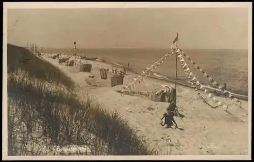 Postcard Nest (Pommern) Unieście Strandpartie 1931