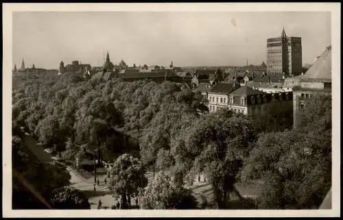 Düsseldorf Königsallee beim Corneliusplatz mit Wilhelm Marx-Haus 1930