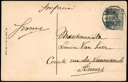 CPA Metz Die neuen Anlagen unter-der-Esplanade 1909