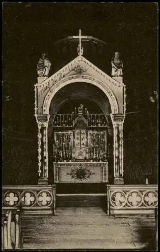 Ansichtskarte Homburg ( Saarpfalz) Kath. Pfarrkirche Altar Innenansicht 1910