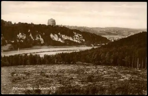 Ansichtskarte Kelheim Befreiungshalle bei Kelheim a. Donau 1910