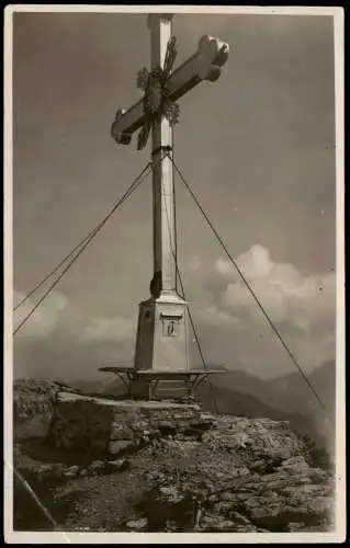 Ansichtskarte Rottach-Egern bayerische Alpen. Wallberg Wallbergkreuz 1929